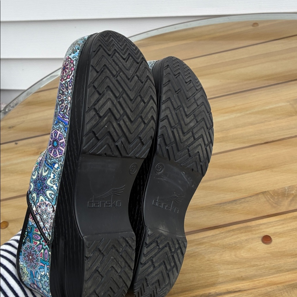 Dansko Mosaic Patterned Clogs - image 6